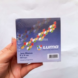 [L160020] TACO PAPEL BLANCO 9x9 x400hjs (L160020)