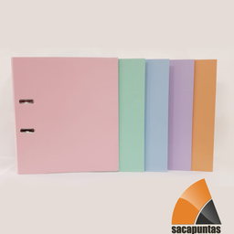 BIBLIORATO A4 75 mm PASTEL PVC (L145350)