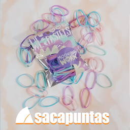 [L20304] BANDAS ELÁSTICAS PASTEL 16 gr. (L20304)