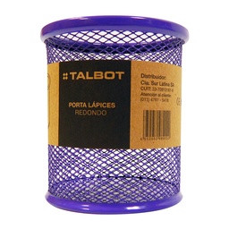 [S2453] PORTALAPIZ TALBOT REDONDO METAL VIOLETA (S2453)