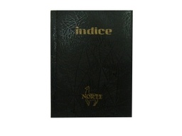 [L9020] CUADERNO INDICE TAPA BLANDA NORTE x50hjs. (L9020)
