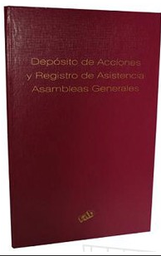 [L182150] LIBRO RAB REGISTRO ASAMBLEA TAPA DURA  49p (L182150)