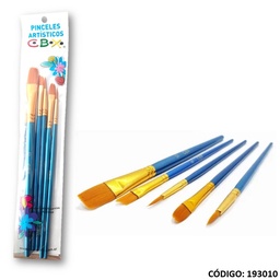 [L1930100] PINCEL ARTISTICOS CBX X5 UNIDADES (L1930100)
