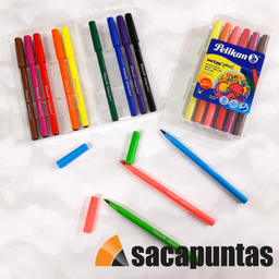 [L29780] FIBRA PELIKAN MARKANA PINCEL X12 COLORES (L29780)