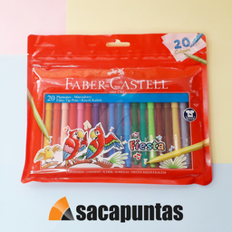[L52670] FIBRA LARGAS FABER CASTELL x20 COLORES (L52670)