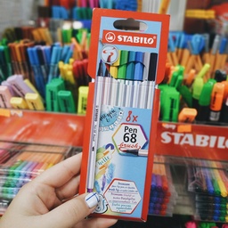 [S4934] MARCADOR PEN 68 BRUSH X8 COLORES (S4934)