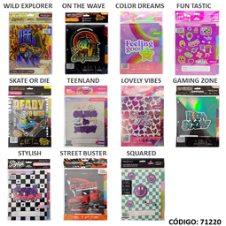 [L71220] CARATULA N°3 REXON FANTASIA CON OREJA x5 (L71220)