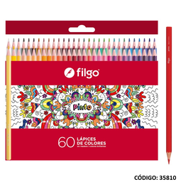 [L35810] LAPIZ COLOR FILGO ECO X60 LARGOS (L35810)
