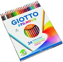 [L20009] LAPIZ COLOR GIOTTO STILNOVO X24 COLORES (L20009)