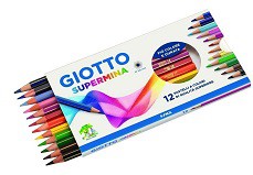 [L20001] LAPIZ COLOR GIOTTO SUPERMINA X12 COLORES (L20001)