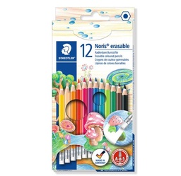 [L27190] LAPIZ COLOR STAEDTLER BORRABLE X12 COLORES (L27190)