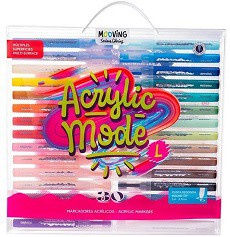 [L25780] MARCADOR COLORING ACRILICO X30 COLORES  (L25780)