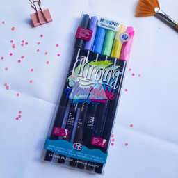 [L20985] MARCADOR DOBLE PUNTA COLORING X6 COLORES (L20985)