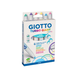 [L19996] MARCADOR GIOTTO TURBO PASTEL X6 COLORES (L19996)