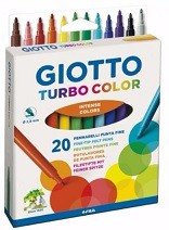 [L19992] MARCADOR GIOTTO TURBO X20 COLORES (L19992)