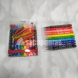 [L19211] MARCADOR PUNTA PINCEL MOOVING COLORING X10 COLORES (L19211)