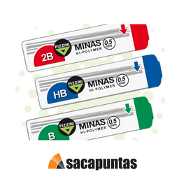 [L34950] MINAS 0.5 PIZZINI TubosX12u (L34950)