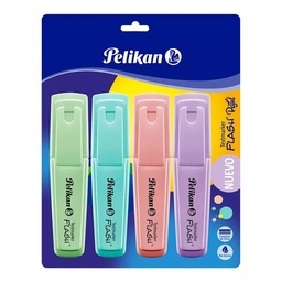 [L29440] RESALTADOR PELIKAN FLASH PASTEL X4 COLORES (L29440)