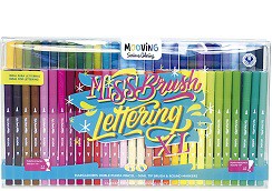 [L22578] MARCADOR MOOVING COLORING DOBLE PUNTA X60 PUNTA PINCEL (L22578)