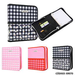 [L69070] CARPETA 3A CON CIERRE FW POP (L69070)