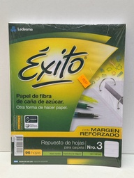 [L43700] REPUESTO N3 EXITO MARGEN REFORZADO RAYADO x 96hjs. (L43700)