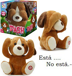 [J22993] PELUCHE PERRO DASH  PEEK-A-BOO WABRO (J22993)