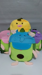 [L2425300] MOCHILA 14"  LSD ZOO KIDS PELUCHE JARDIN ESPALDA (2425300)