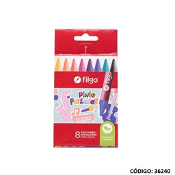 [L36240] LAPIZ PASTA FILGO X8 COLORES PERLADOS (L36240)