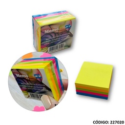 [L227020] NOTA-AD MEMO FIX 50X50mm. FLUO (L227020)