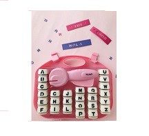 [L24417] SET VALIJA IBI CRAFT PERFORADORA SACABOCADO ALFABETO ABECEDARIO 26 LETRAS (L24417)
