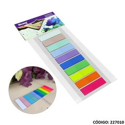 [L227010] MEMO FIX BANDERITA SURTIDO X10 (L227010)
