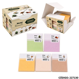 [L227130] MEMO FIX 75X75mm. X60hj. AROMATIC BOX  (L227130)