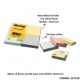 [L227140] NOTA-AD MEMO FIX 46X37mm. X100hjs. PASTEL (L227140)