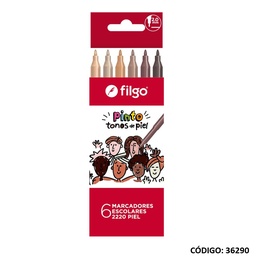 [L36290] FIBRA FILGO 2220 PIEL X6 COLORES (L36290)