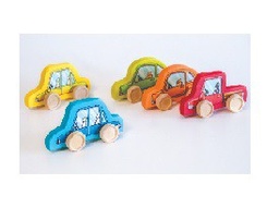 [J24739] JUEGO TOTEM AUTITOS MADERA (J24739)