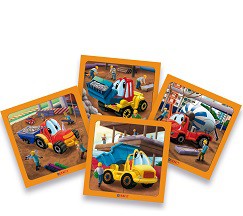 [J3834] PUZZLE    4 PIEZAS DURAVIT CONSTRUCCION (J3834)