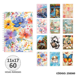 [L258360] LIBRETA FANTASIA NORPAC 15X15cm. X60hjs. (L258360)