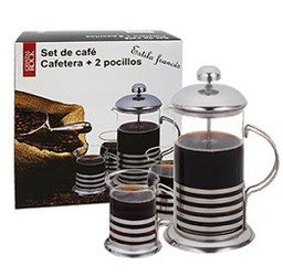 [R24922] CAFETERA 350ml. + 2 JARROS (R24922)