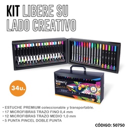 [L50750] KIT BIC INTENSIDAD CREATIVO X34 UNIDADES (L50750)