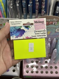 MEMO FIX TRANSPARENTE NEON x50hjs (M802N)