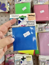 MEMO FIX TRANSPARENTE NEON 75X75 (M803MN)