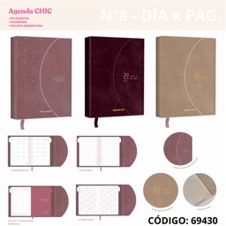 [L69430] AGENDA 2027 N8 FW DIA POR PAGINA CON SOLAPA E IMAN  (L69430)