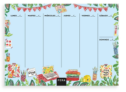 [L5111] PLANNER SEMANAL FERA 17X24 BLOCK X52HJS. ARTE (L5111)