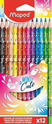 [L151967] LAPICES DE COLOR MAPED MINI CUTE LARGOS x 12 (L151967)
