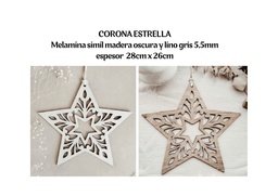 [R25311] DECO CORONA ESTRELLA (R25311)