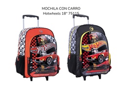 MOCHILA CARRO 18" WABRO HOT-WHEELS (L25483)