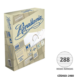 [L2480] REPUESTO N3 RIVADAVIA S/BANDA RAYADO x288hjs. (L2480)