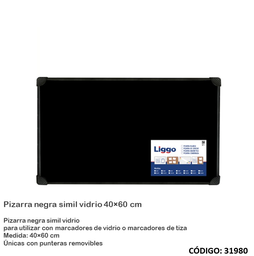 [L31980] PIZARRA NEGRA 40x60cm LIGGO (L31980)