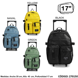 MOCHILA CARRO 17" CHIMOLA MULTIBOLSILLO (L270150)