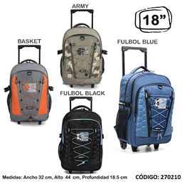 MOCHILA CARRO 18" CHIMOLA CONCEPTO (L2702100)